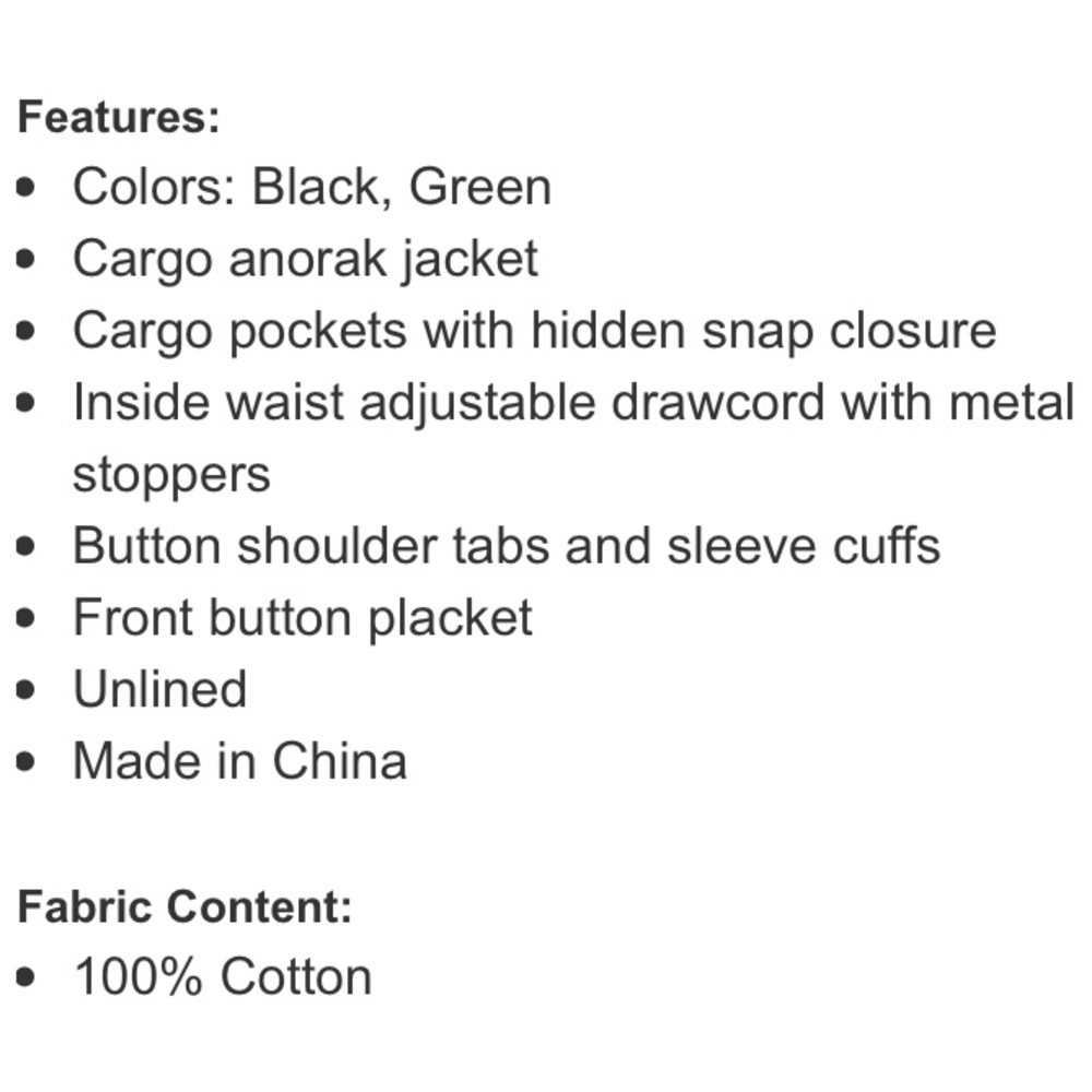 Buffalo Cargo Anorak Jacket - Picture 5 of 6